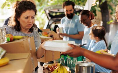 Global Relief Mission: Shelter and Food for Refugee Families